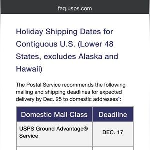 TODAY 12/17/25 LAST DAY TO SHIP FOR DELIVERY BY CHRISTMAS!